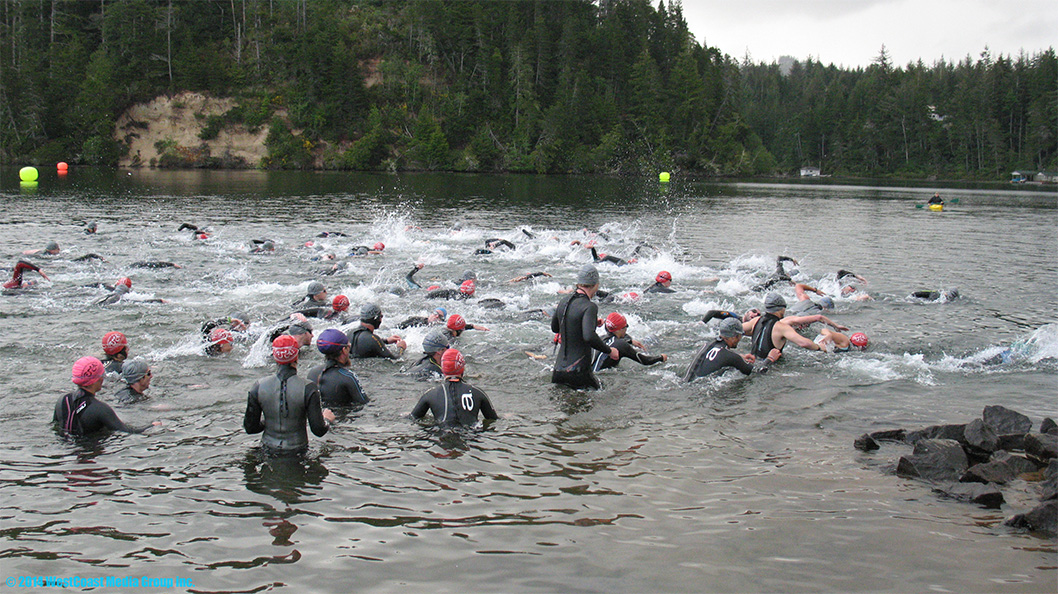 Oregon Dunes Triathlon Tri Swim Woahink